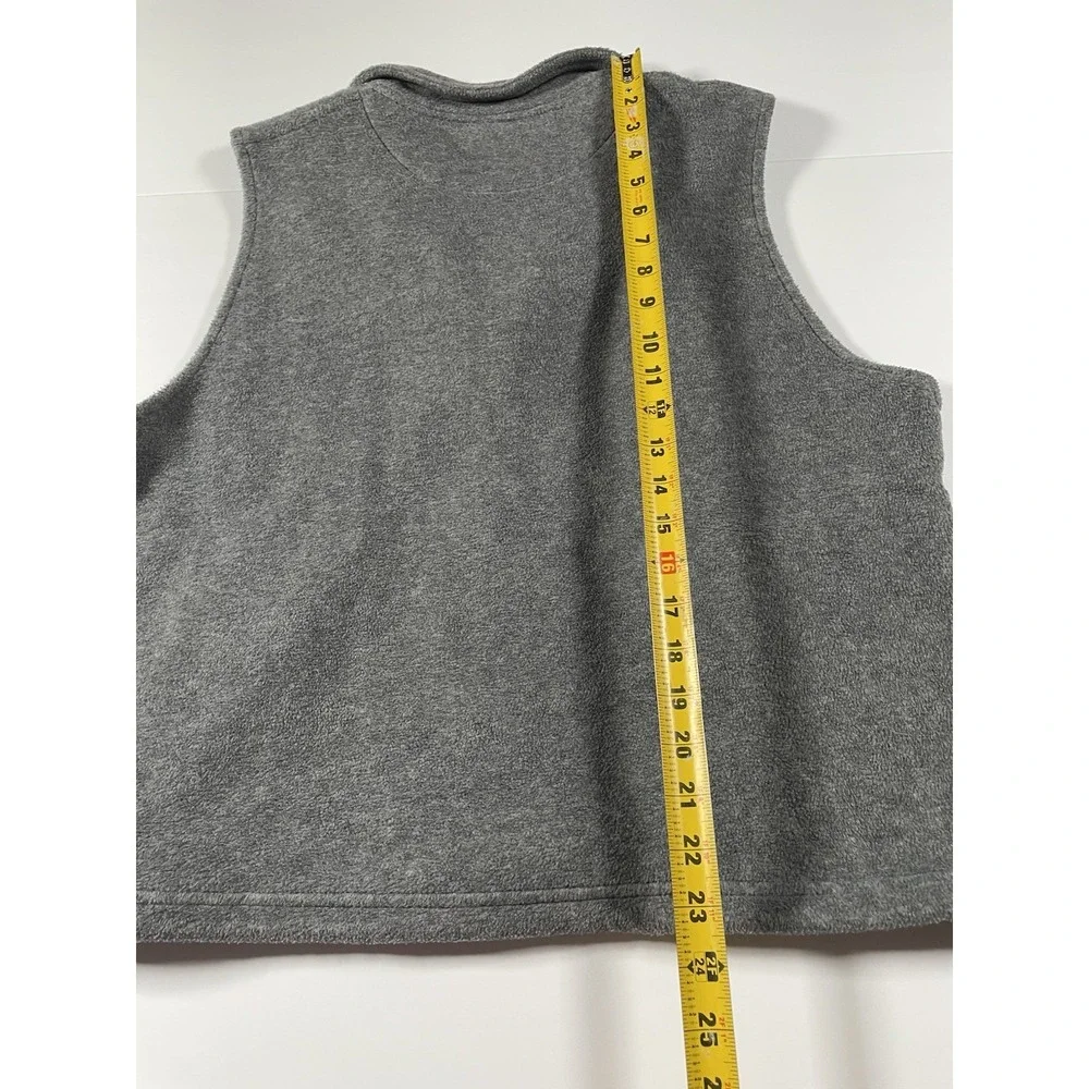 Alpine Tek By Palmettos Mens Size Large Fleece Sweater Vest Full Zip
